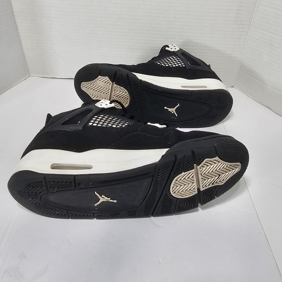 Air Jordan 4 Retro White Thunder (GS) Black/White-Black FQ8213-001 Size 7Y - Picture 8 of 14